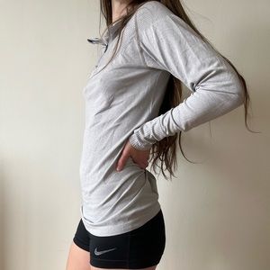 gym shark vital light 1/4 quarter zip